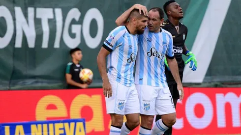 Leandro Díaz marcó el primero de la visita.
