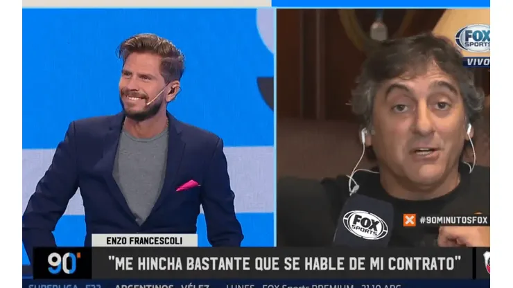 Vignolo le tiró a Francescoli que debería ser el sucesor de Gallardo en River y la respuesta de Enzo fue épica