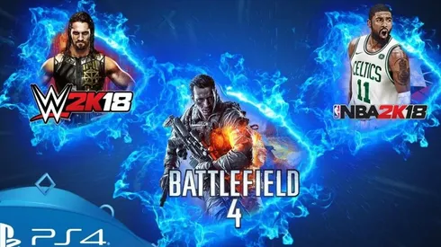 PlayStation Now agrega Battlefield 4, NBA 2K18 y WWE 2K18 a su colección