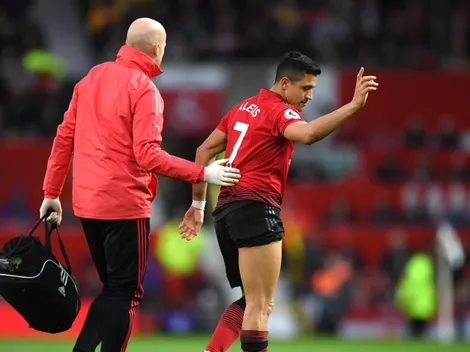 Sufren Chile y Manchester United: severa lesión de Alexis Sánchez