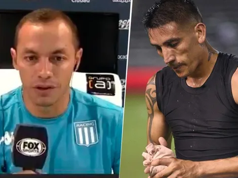 Marcelo Díaz dio a entender que el plantel de Racing hizo un esfuerzo por 'salvar' a Centurión