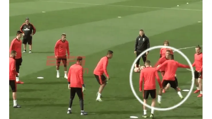 Vinicius no meterá goles, pero tiró terrible magia en el entrenamiento de Real Madrid
