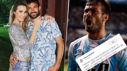 Cvitanich jugó tan bien con Racing que hasta volvió a enamorar a Chechu Bonelli