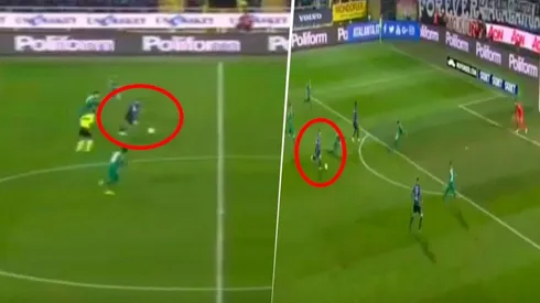 Correte, Bolt: Papu Gómez arrancó desde mitad de cancha, corrió como nunca y definió de lujo