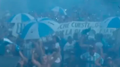 Fiesta total en las afueras del Cilindro. (IG @churrycristaldo)