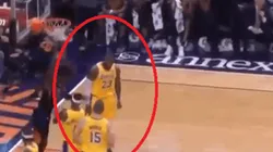 Crisis en los Lakers: LeBron se pelea con un compañero en plena derrota