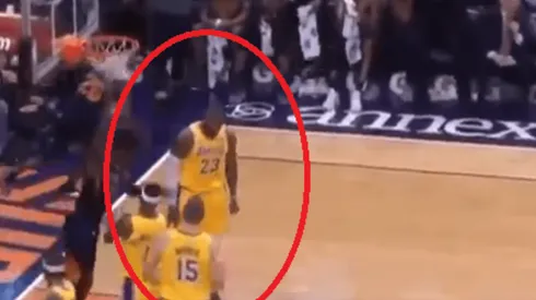 Crisis en los Lakers: LeBron se pelea con un compañero en plena derrota