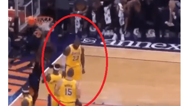 Crisis en los Lakers: LeBron se pelea con un compañero en plena derrota