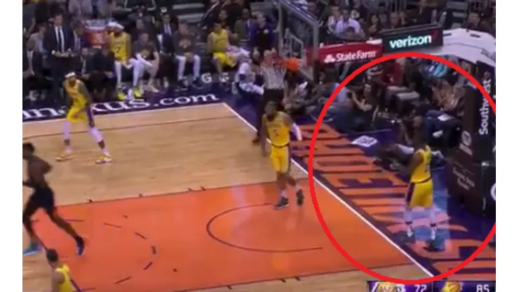 Ya no le importa nada: LeBron no defiende y comete la pérdida más tonta de su carrera