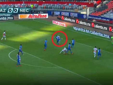 ¿Adivinen quién hizo el gol? De volea, Brian Fernández le dio el primer tanto al Necaxa ante Cruz Azul