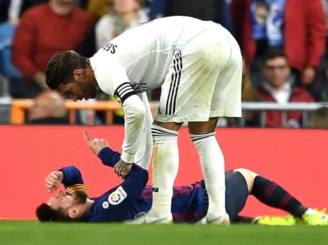 Apenas terminó el partido, Sergio Ramos contó cómo fue su codazo a Messi