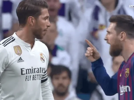 Le leímos los labios: lo que le dijo Messi a Sergio Ramos tras el codazo