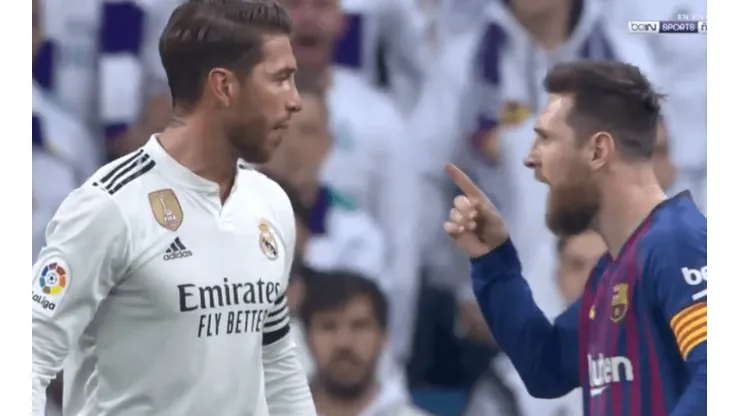Le leímos los labios: lo que le dijo Messi a Sergio Ramos tras el codazo