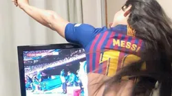 Antonella Roccuzzo se va a enojar: Miss Bumbum subió foto en ropa interior para Messi y Barcelona