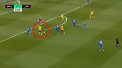 Asistencia de Raúl JIménez ante Cardiff.