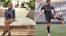 La novia de Vela festejó el cumpleaños del jugador.