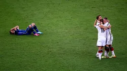FINAL. La tristeza y la euforia que dejó la final del Mundial de Brasil 2014 (Foto: Getty).