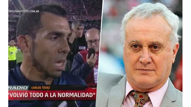 Beto Alonso recordó el "volvió todo a la normalidad" y se la pudrió a Tevez