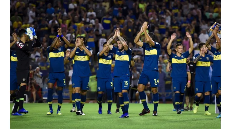 Foto de los jugadores de Boca.