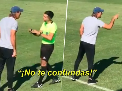 Schiavi se re calentó con el árbitro de la Reserva de Boca y le puso los puntos