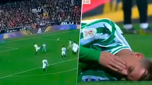 Voladora a la cara: la criminal patada que recibió Lo Celso