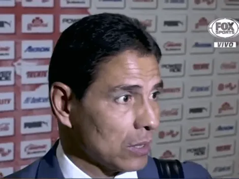 El entrenador del Atlético San Luis no se fue nada contento con la actuación del silbante