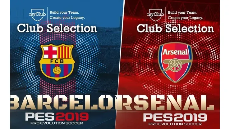Jugadores del Barcelona y Arsenal destacados en el MyClub del PES 2019