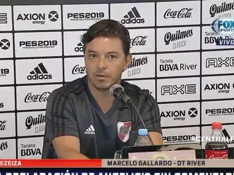 No podía faltar: a Gallardo le preguntaron por el caso Centurión