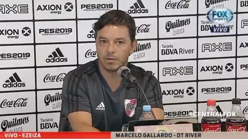 No podía faltar: a Gallardo le preguntaron por el caso Centurión