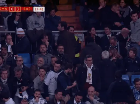 Los fanáticos del Real Madrid no aguantaron y se fueron antes del Bernabéu