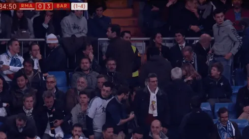 Los fanáticos del Real Madrid no aguantaron y se fueron antes del Bernabéu