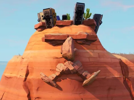 Fortnite: Visita una cara gigante en el desierto, en la jungla y en la nieve (desafíos semanales Temporada 8)