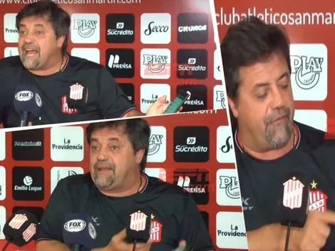 Estamos llorando: en su presentación, Caruso no tardó en hacer una de las suyas