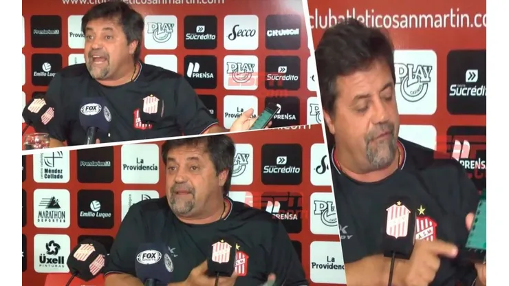 Estamos llorando: en su presentación, Caruso no tardó en hacer una de las suyas