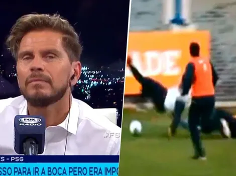 Contó que fue clave en su salida de Boca: Paredes recordó la patada de Orión