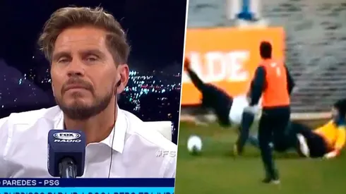 Contó que fue clave en su salida de Boca: Paredes recordó la patada de Orión