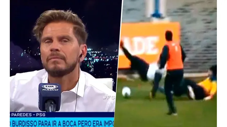 Contó que fue clave en su salida de Boca: Paredes recordó la patada de Orión