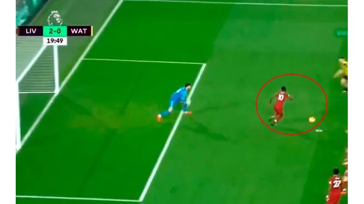 Se prendió fuego el balón: Mané acaba de hacer un infernal gol de taco