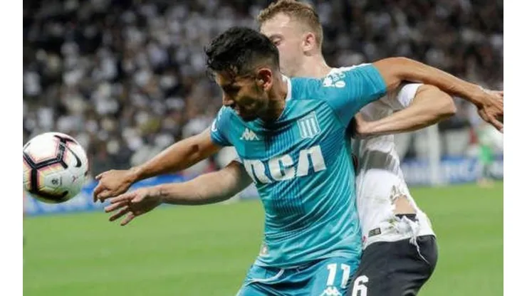 Racing vs Corinthians por la Copa Sudamericana.