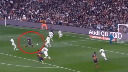 Apareció Dembélé a pura velocidad, centró y Suárez puso a ganar al Barcelona