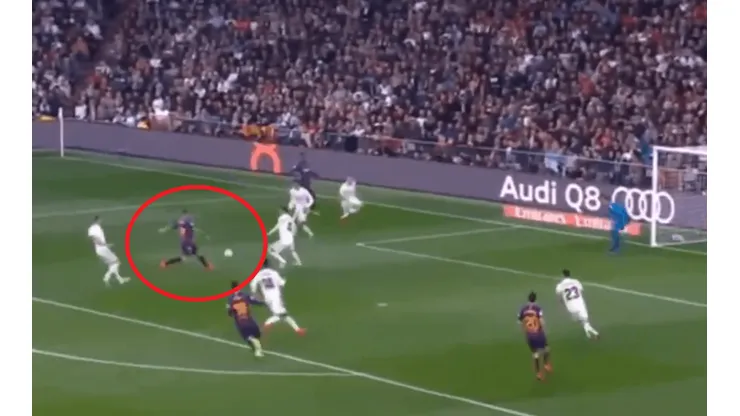 Apareció Dembélé a pura velocidad, centró y Suárez puso a ganar al Barcelona