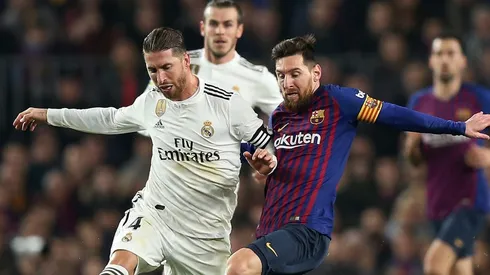 Real Madrid vs Barcelona por la Copa del Rey.