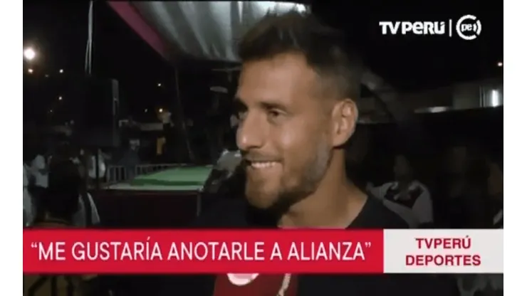 Denis reveló que se muere de ganas por anotarle a Alianza Lima