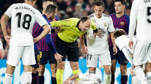 Real Madrid y Barcelona se disputan un lugar en la final de la Copa del Rey.