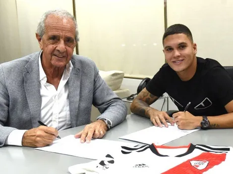 Respira todo River: Quintero firmó y renovó contrato hasta 2022