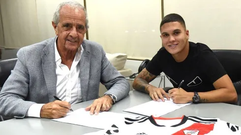 Respira todo River: Quintero firmó y renovó contrato hasta 2022