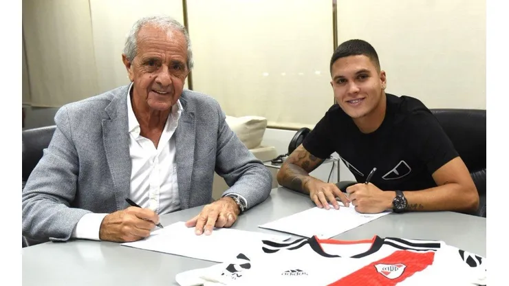 Respira todo River: Quintero firmó y renovó contrato hasta 2022