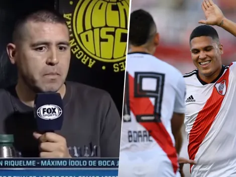 La respuesta de Quintero cuando le preguntaron por la frase de Riquelme
