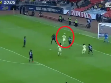 Benedetti metió un cabezazo fantástico para el primer tanto del América