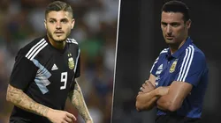 Las tres alternativas de Scaloni para reemplazar a Mauro Icardi en la Selección Argentina
